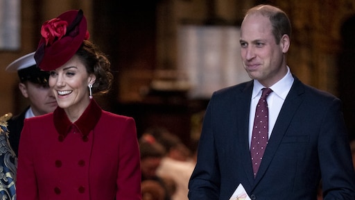 William en Kate kijken succes af bij Harry en Meghan