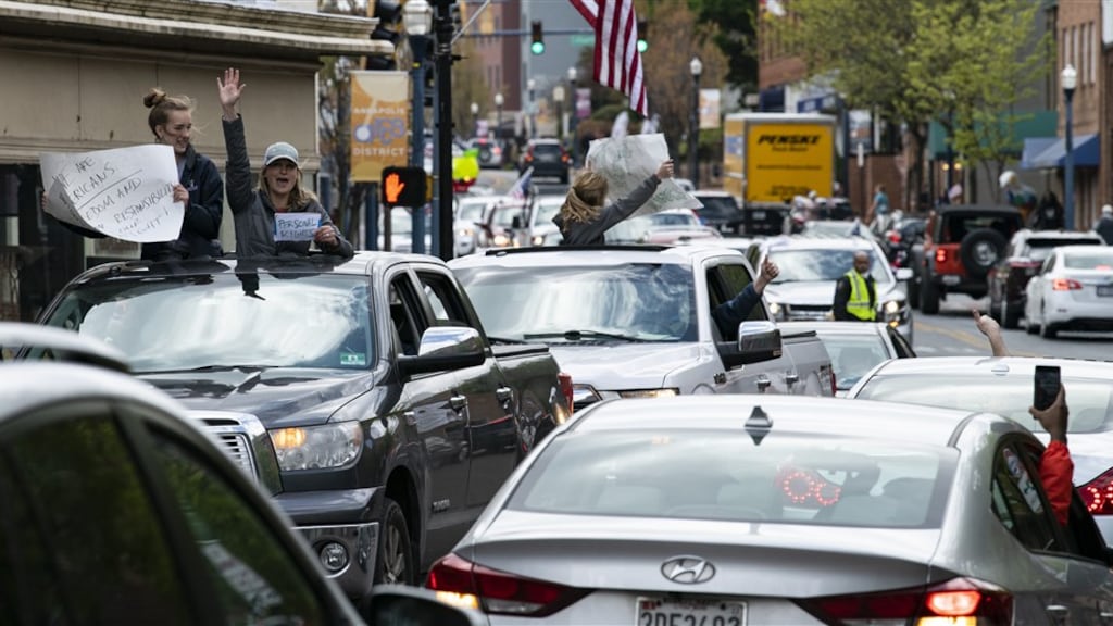 Protest tegen lockdown VS: 'We raken onze vrijheid kwijt door corona'