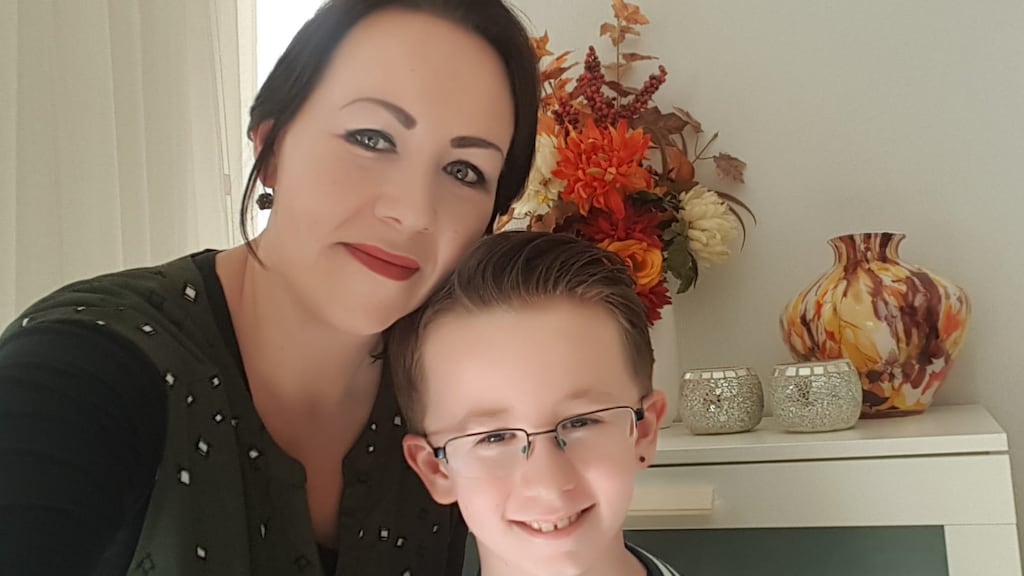 Bianca en haar zoon.