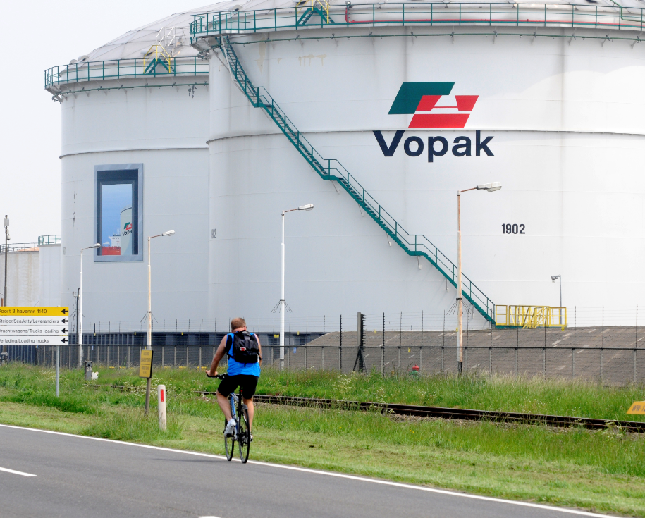 Vopak verwacht te gaan profiteren van lage olieprijs