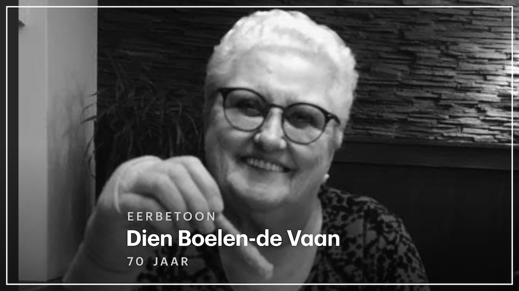 'Ze was net een week 70 en nog lang niet toe aan de dood'