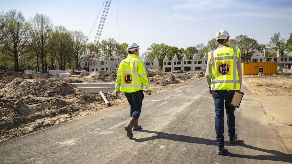 Zo werkt de bouw door op anderhalve meter: soms niet te doen