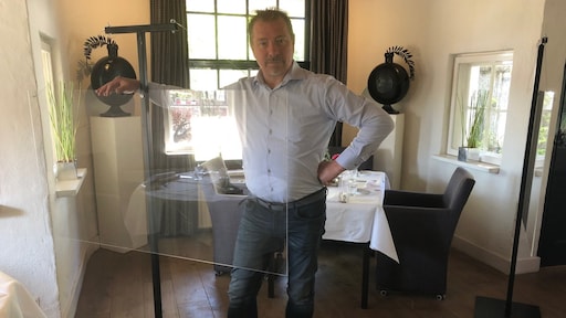 Uit eten tussen plexiglas: "Wij zijn er klaar voor"