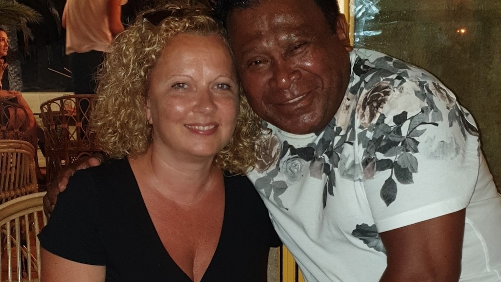 Nicole met haar man Walter