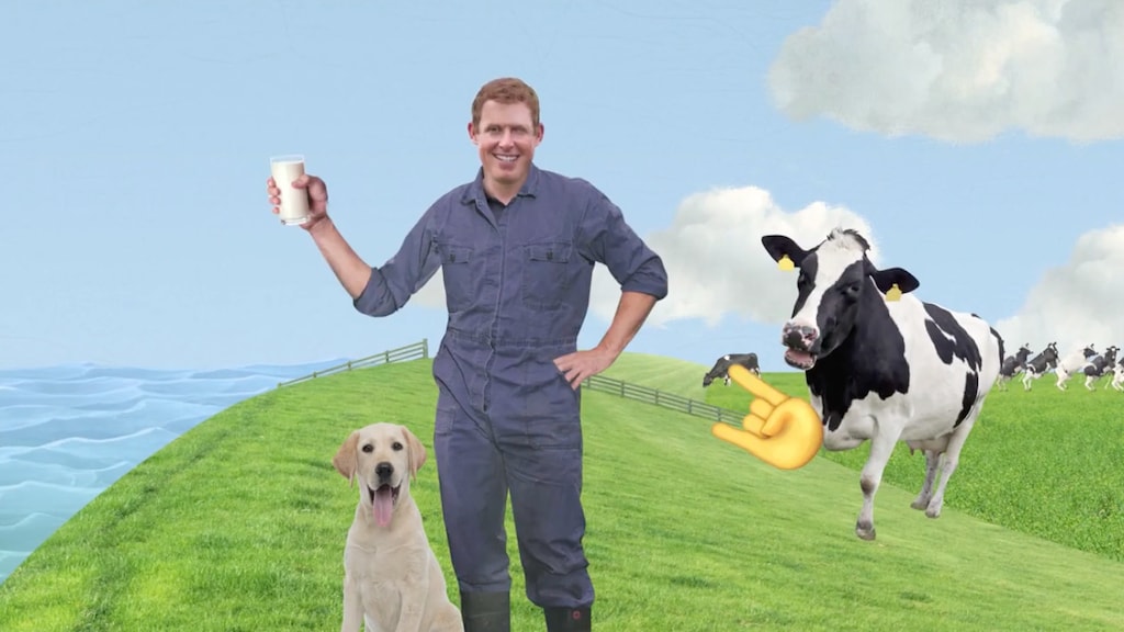 Reclame over melkkoeien misleidend, moet worden aangepast