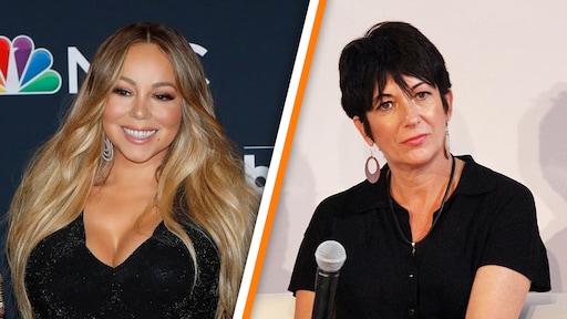 Mariah Carey viral met video waarin ze 'Ghislaine Maxwell' duwt