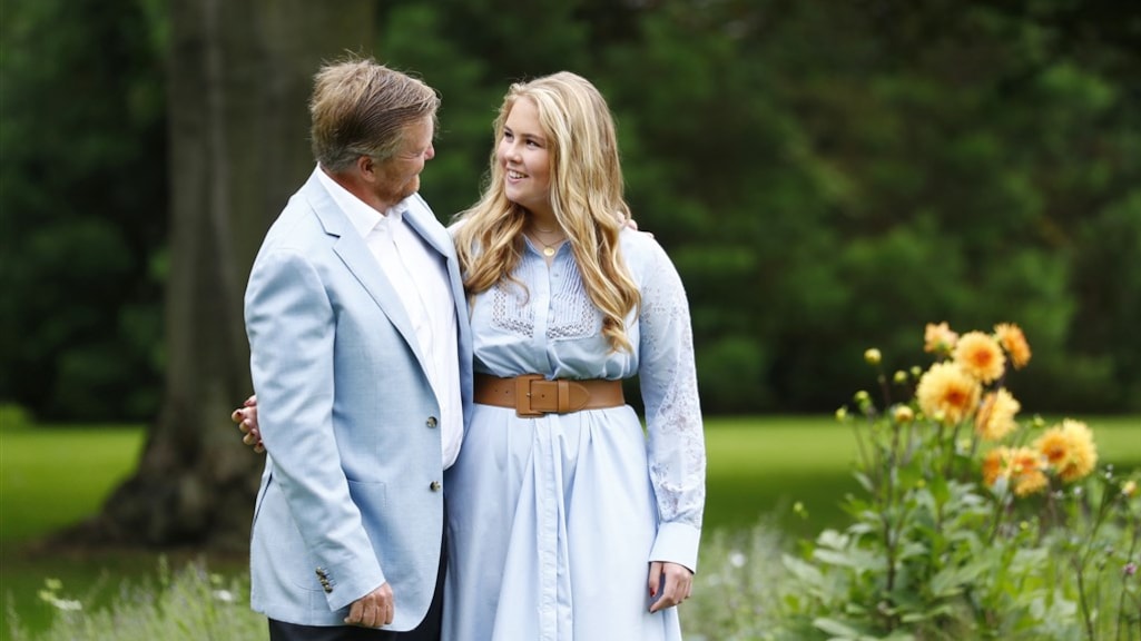 Koning Willem-Alexander en prinses Amalia.