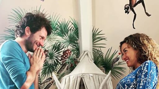 Babykamer Katja Schuurman net op tijd klaar voor bevalling