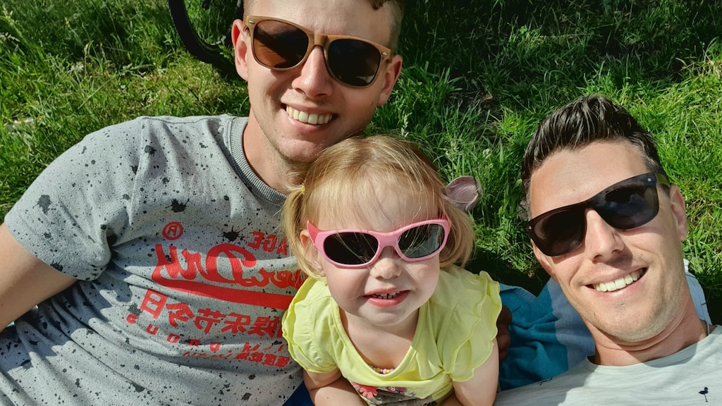 Dennis en Lody met hun dochter Skye