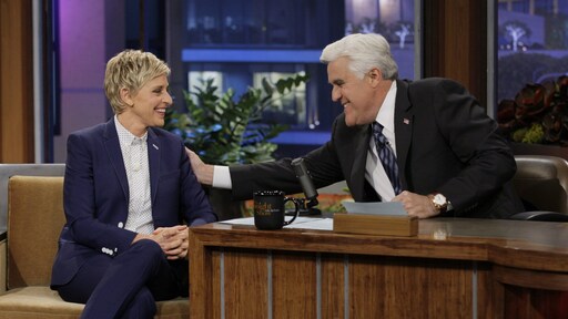 Jay Leno 'staat volledig achter' bekritiseerde Ellen DeGeneres