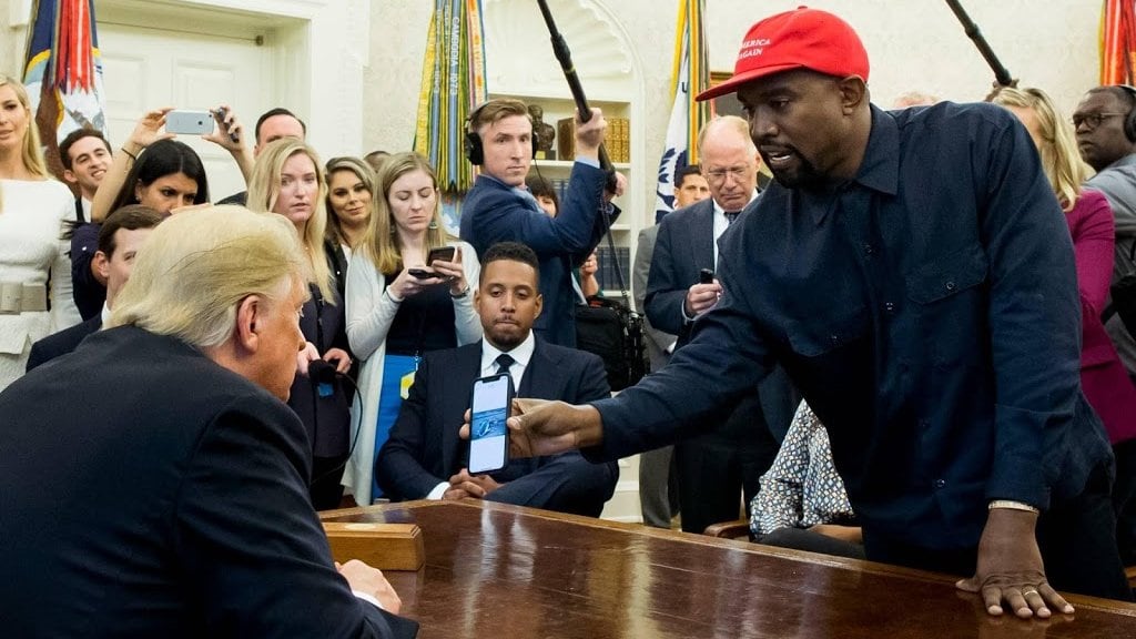 'Kanye staat nog steeds achter Donald Trump'