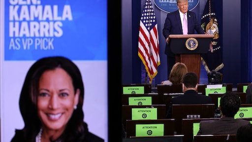 Trump doneerde ooit 6000 dollar aan Harris, nu is ze de 'gemeenste' en 'vreselijkste'