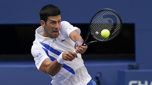 Djokovic gediskwalificeerd om wangedrag op US Open