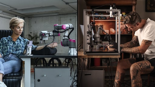 Stijn Fransen laat als eerste ter wereld tattoo op afstand zetten