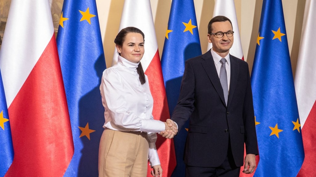 Tichonovskaja sprak vandaag met de Poolse premier.