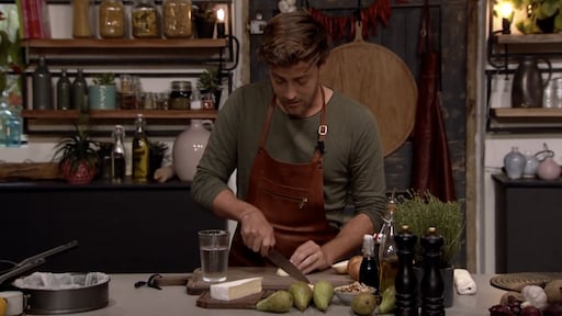 Koken met Hugo! Hartige tarte tatin met peer