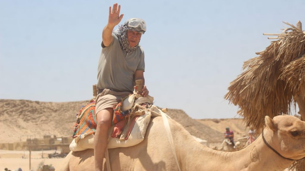 Ahmed, op zijn laatste vakantie in Egypte.