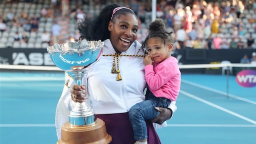 Schattig dochtertje Serena Williams gaat compleet viral