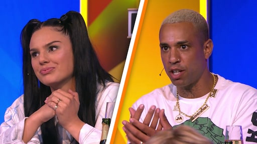 Bizzey en Famke Louise spreken ruzie uit in Ranking the Stars