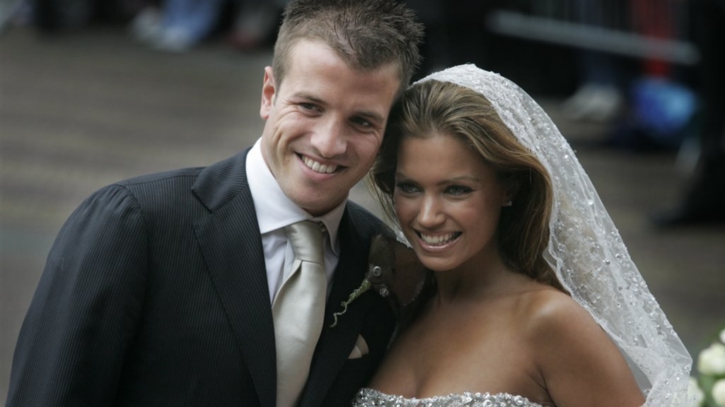 Rafael en Sylvie op hun huwelijksdag