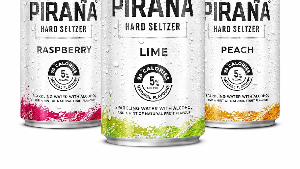 De blikjes hard seltzer van Heineken zien er zo uit.