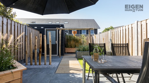 Een splinternieuwe tuin met lelijke kliko's... Tom schiet te hulp