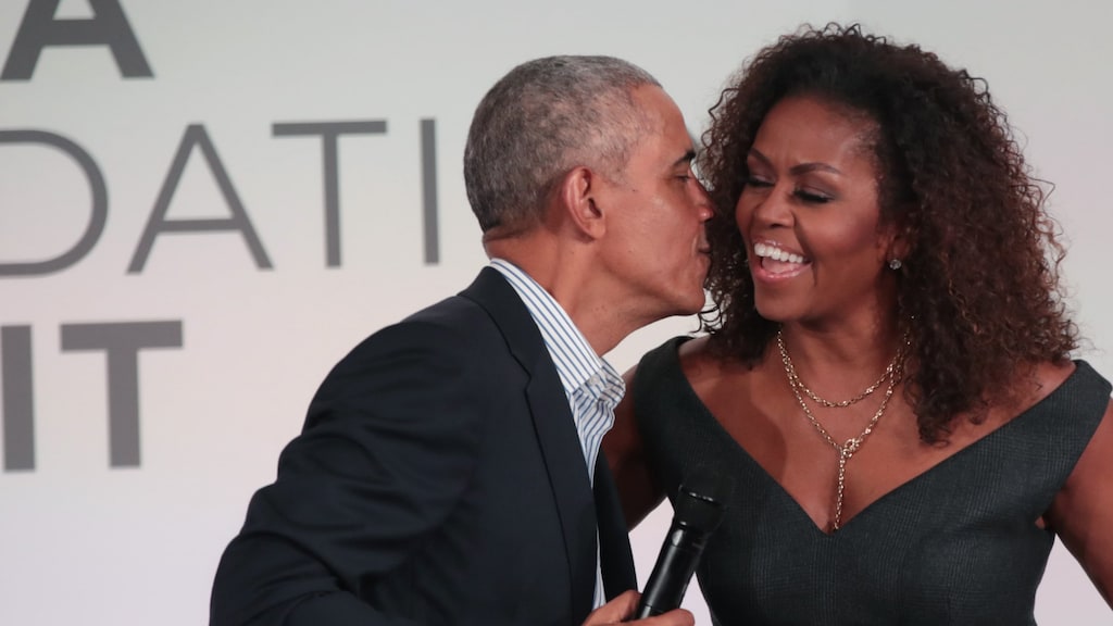 Michelle Obama net als Barack nu tweevoudig Grammy-winnaar