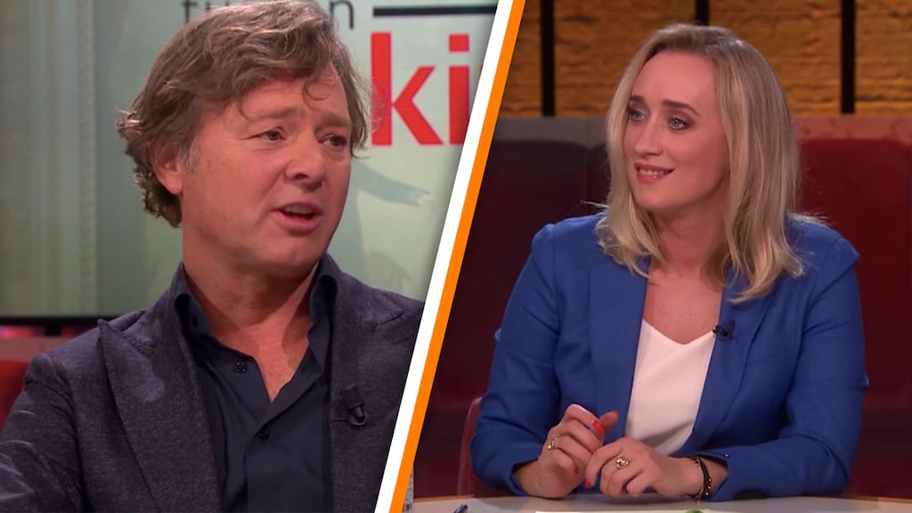 Flirtende Frits Sissing maakt geen indruk op Eva Jinek