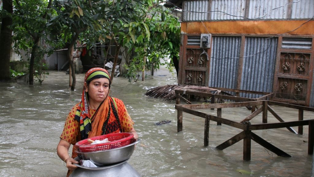 Bangladesh werd deze zomer getroffen door overstromingen
