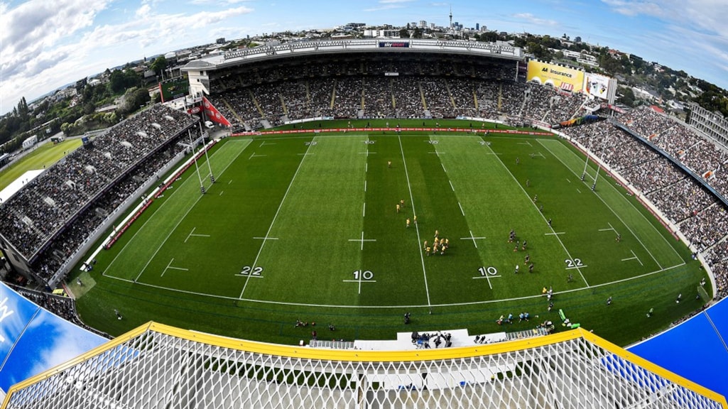 Het stadion was tot de nok toe gevuld met toeschouwers.