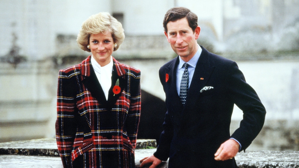 Charles en Diana tijdens hun huwelijk.