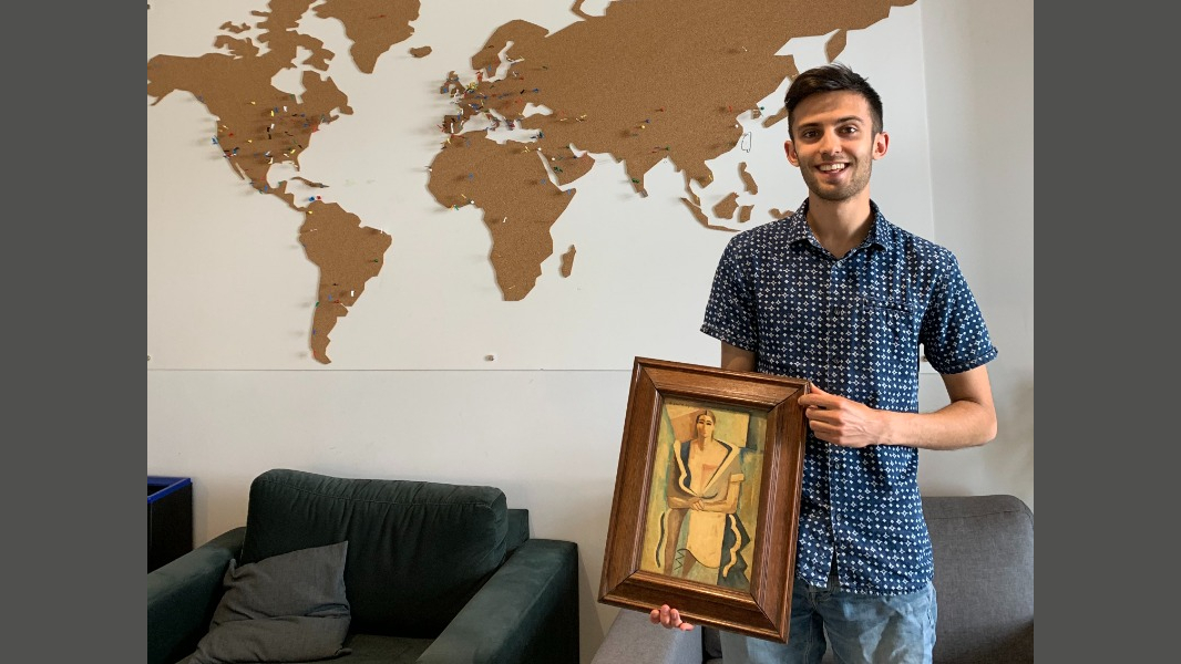 Student Bob koopt kunstwerk van bekende Franse schilder op Marktplaats