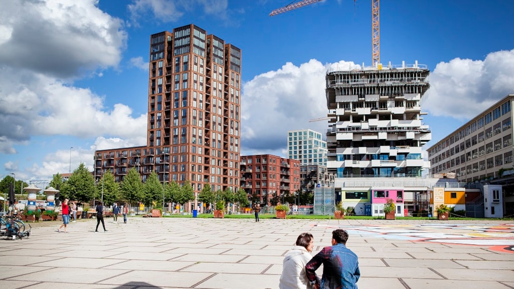 Steeds meer mensen wonen in een oud kantoorpand