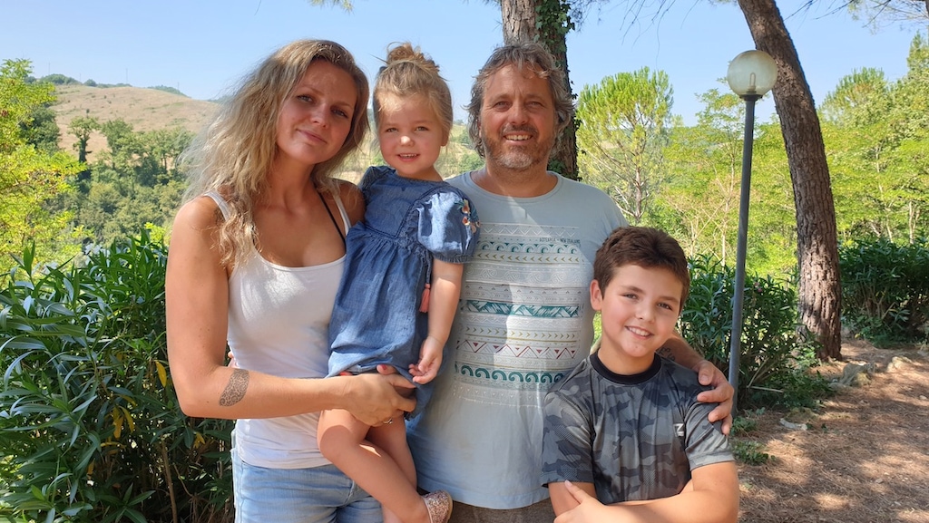 Familie Mensing voor 'Ik Vertrek'