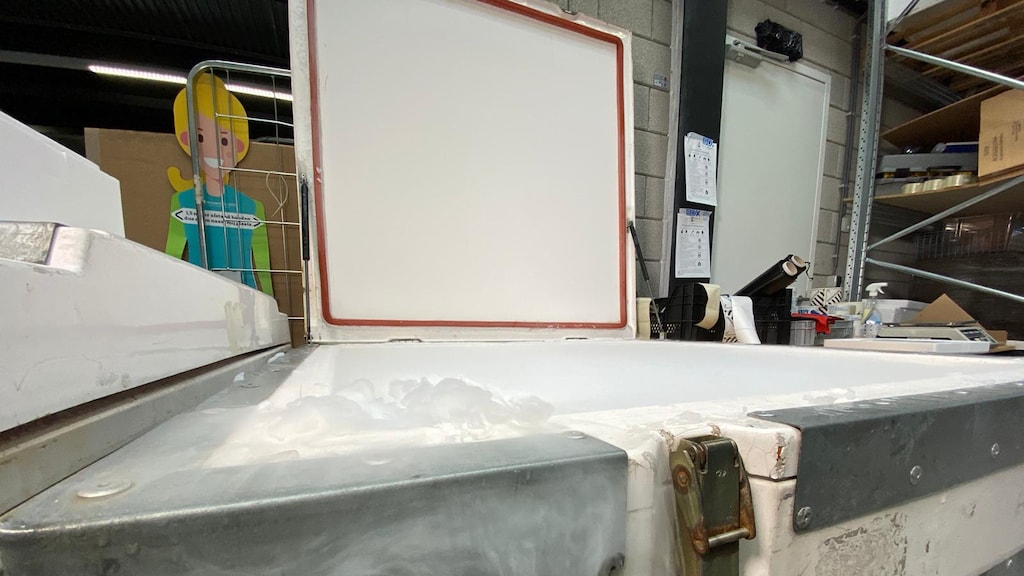 In deze bak is het -80 graden