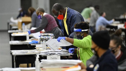 Ook na hertelling blijft Joe Biden winnaar in Georgia