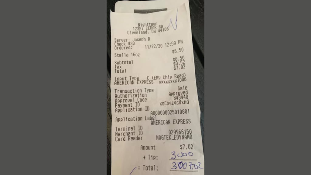 Coronasteun voor café: Amerikaan geeft 3000 dollar fooi na drinken biertje