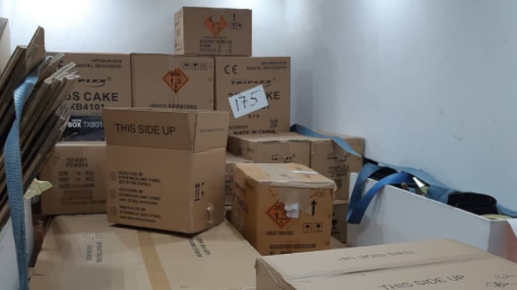 800 kilo illegaal vuurwerk gevonden in berging direct onder flat