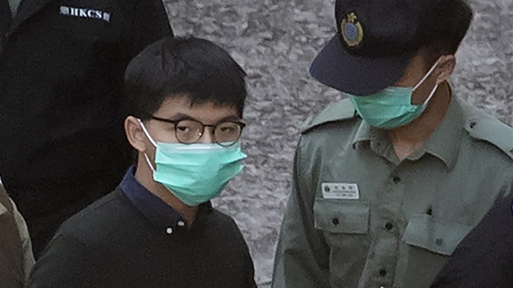 Activist Joshua Wong veroordeeld tot celstraf voor protest Hongkong