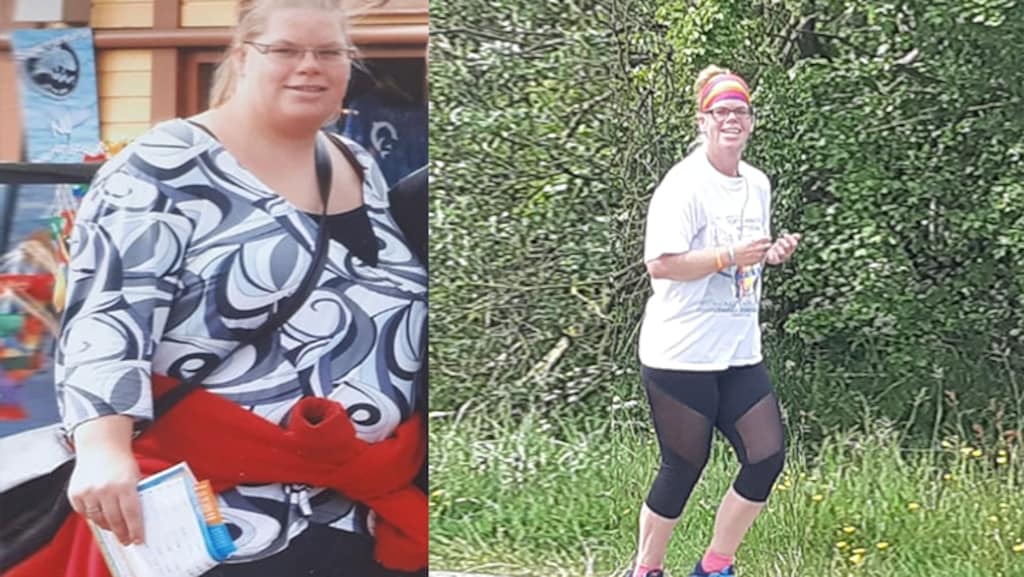 Esther was veel te zwaar, nu rent ze marathons: 'Ik begon al moe aan de dag'