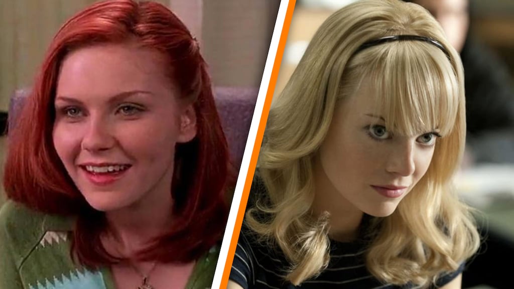 Kirsten Dunst als MJ en Emma Stone als Gwen Stacy