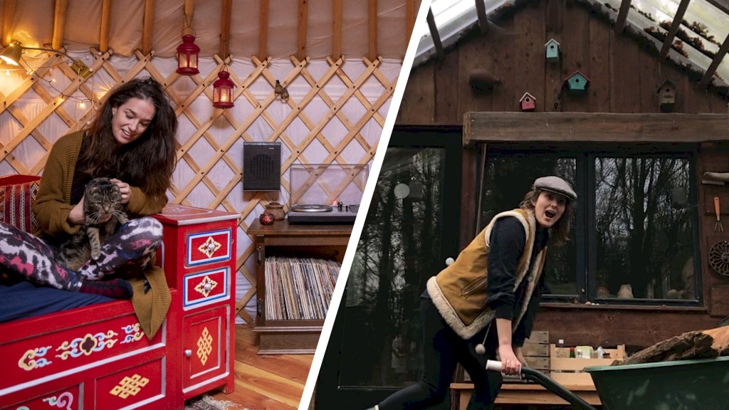 Zij overwinteren in eigen land: 'In onze yurt houden we het reisgevoel vast'