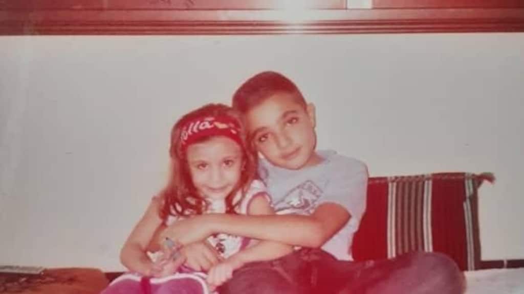 Hanin en haar broer Omar.