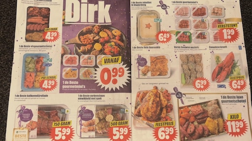 Kerstreclames supermarkten bomvol vlees: 'Het wordt alleen maar meer'
