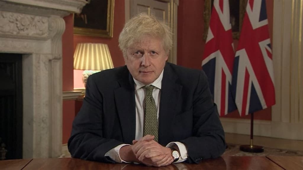 De Britse premier Boris Johnson.