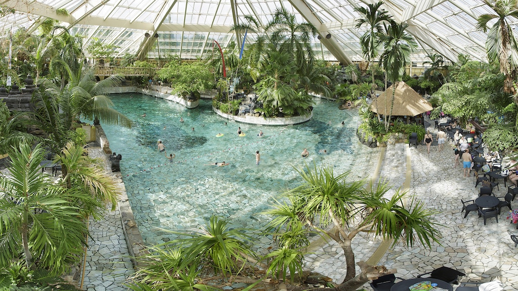 Aqua Mundo, het zwembad van Center Parcs De Eemhof