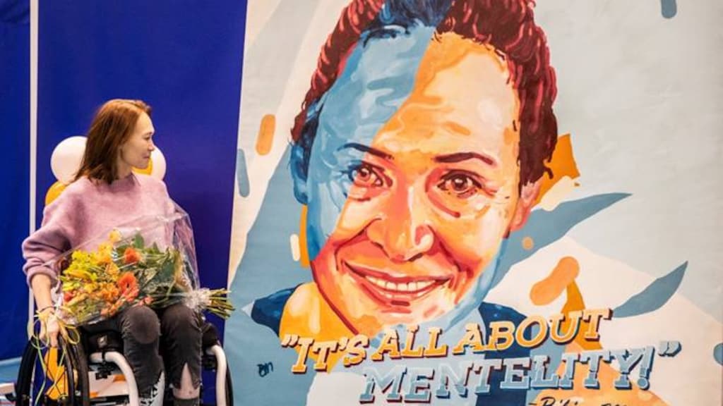 Speciaal Cruyff Court voor Bibian Mentel: 'Niet durven dromen'