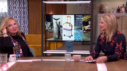 Ze lijkt altijd zo lief: Loretta Schrijver brandt foto live op tv af