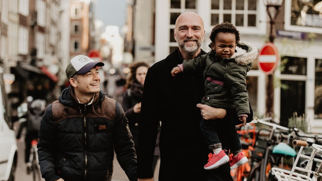 Met Carter en Ella in Amsterdam.