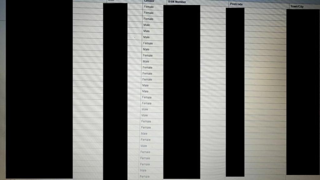 De privégegevens werden in grote aantallen aangeboden door criminelen.
